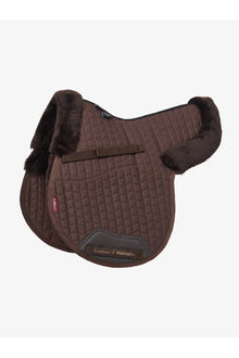  LeMieux Merino+ Half Lined GP Numnah Brown/Brown