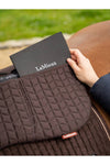 LeMieux ProSorb Plain 3 Pocket Quilted Half Pad Brown