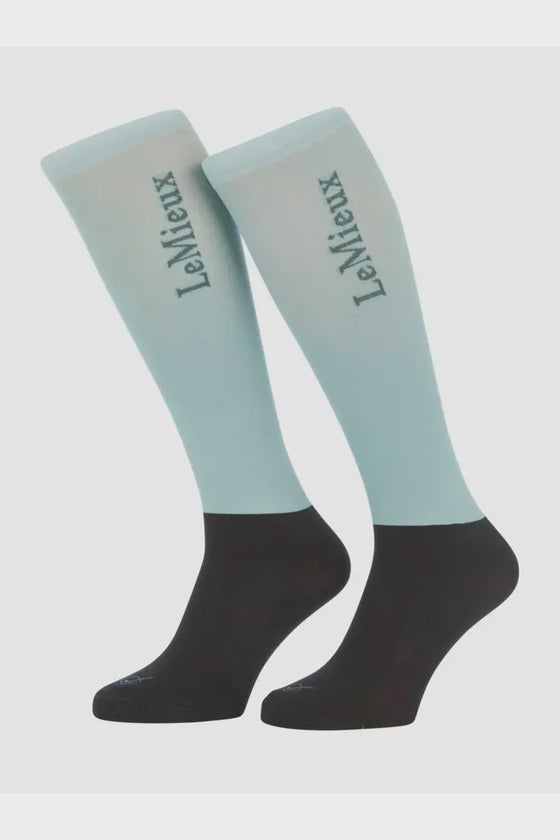 LeMieux Competition Socks 2 pack Glacier