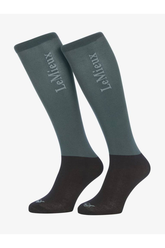 LeMieux Competition Socks 2 pack Petrol