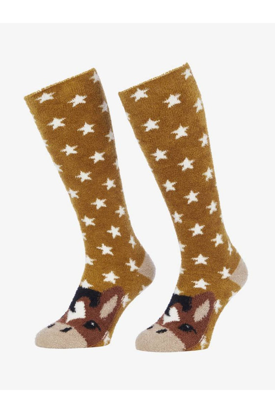 LeMieux Fluffy Character Socks Chancer Junior