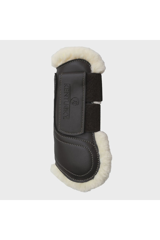 Kentucky Sheepskin Leather Fetlock Boots Velcro