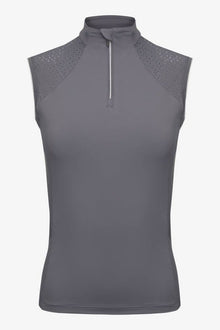  LeMieux Sleeveless Lazercut Base Layer Grey