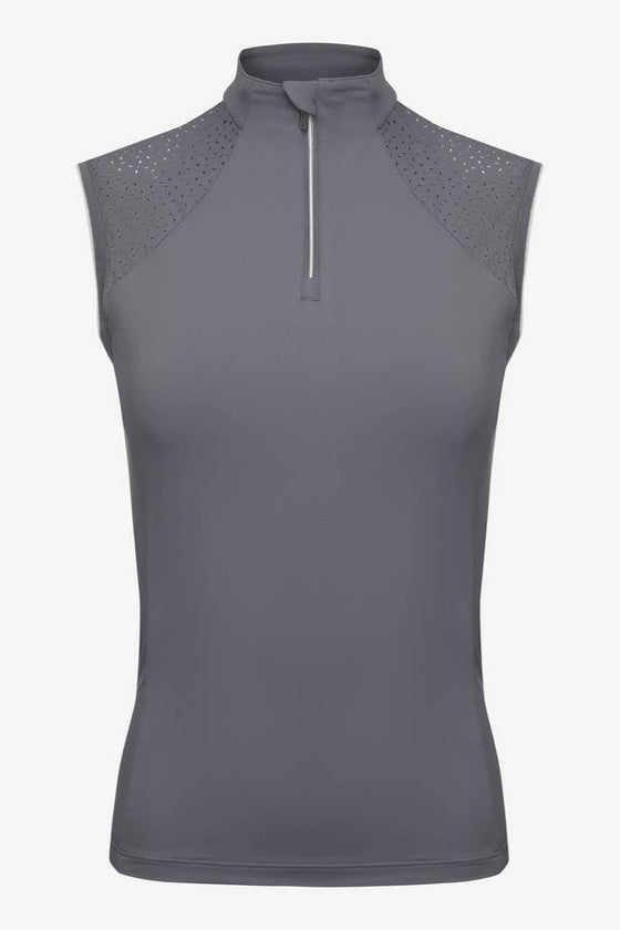 LeMieux Sleeveless Lazercut Base Layer Grey