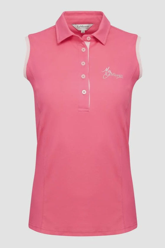 LeMieux Sleeveless Polo Shirt Watermelon