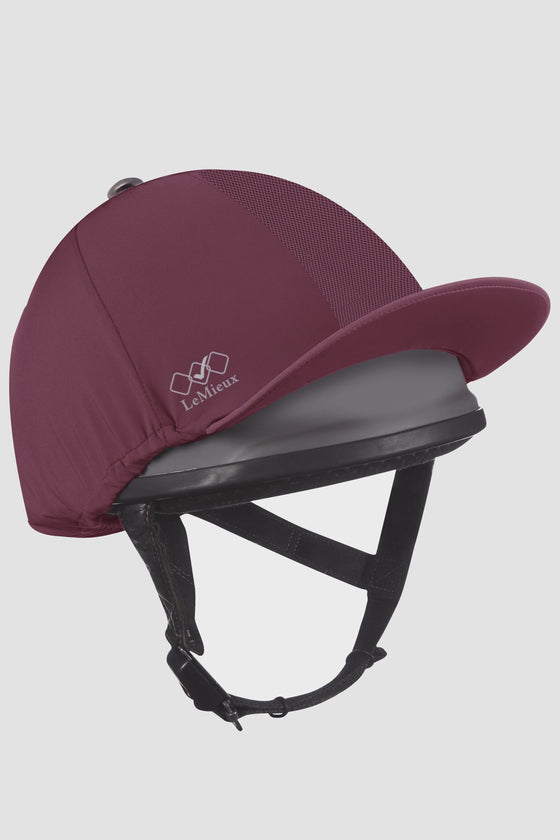 LeMieux Pro Mesh Hat Silk Burgundy