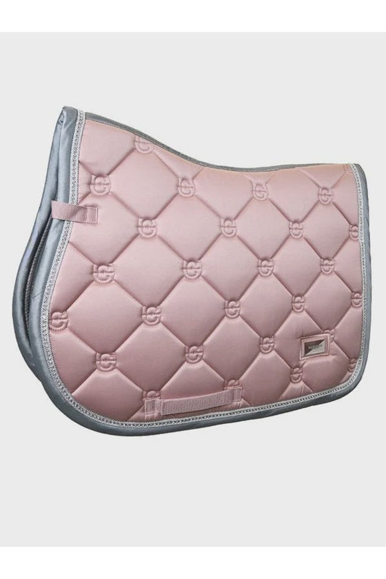 Equestrian Stockholm Jump saddle pad Pink Crystal