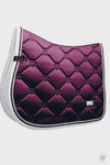 Equestrian Stockholm Jump Saddle Pad - Purple White Edge