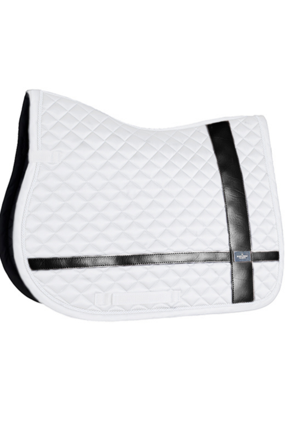 Equestrian Stockholm Jump Saddle Cloth 'No Boundaries' White