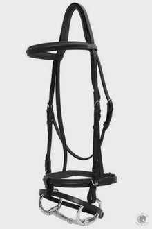  PLATINUM PADDED RAISED HANOVERIAN BRIDLE