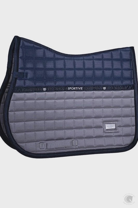 Equestrian Stockholm Sportive Blue Ash Jump Saddle Pad