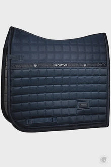  Equestrian Stockholm Sportive Navy Dressage Saddle Pad