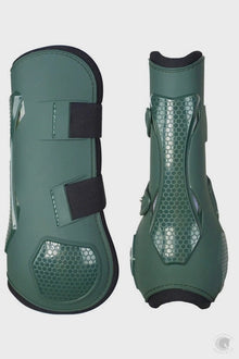  Equestrian Stockholm Anatomic Sycamore Green Open Front Boots