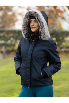  LeMieux Waterproof Short Coat Navy