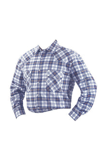  Bullhide Western Shirt - Blue Checkered