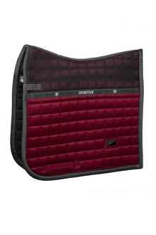  Equestrian Stockholm Dressage Saddle Pad Sportive Dark Bordeaux